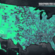 Illustration for article titled Map shows where UFO sightings are seen the most in the USA